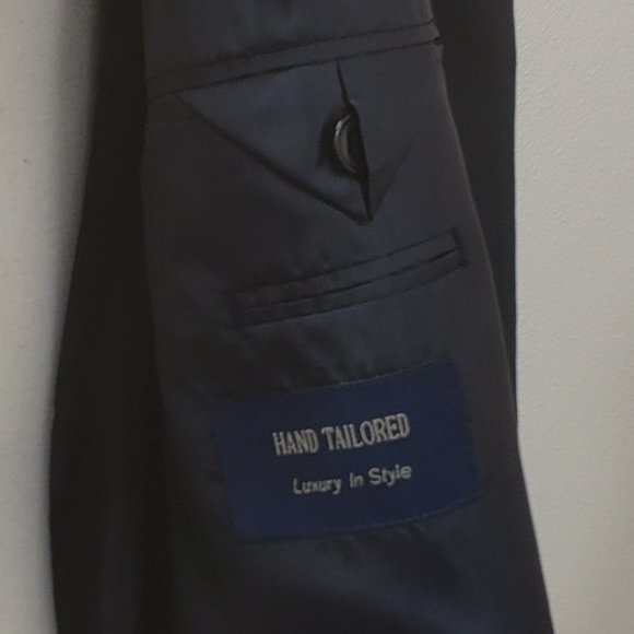 DARK BLUE 2 PC SUIT BY ABITOVERO SIZE 40R - Picture 5 of 12